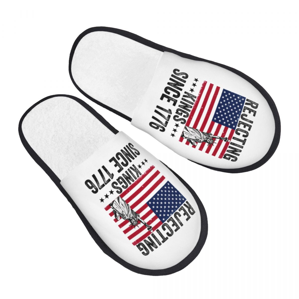 Women'S Shoes Liberty - Custom Statue Of Liberty With Flag