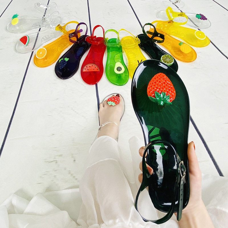 Jelly Sandal Women - Summer Women Jelly Flip-Flops Lady Non-Slip