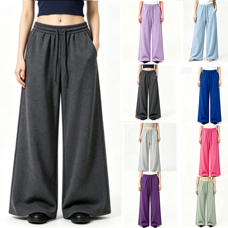 New Harajuku Wide Leg Sweatpan - Women Shoes Joggers review and price