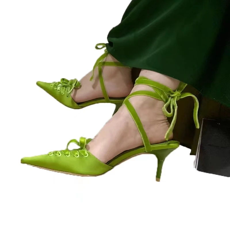 2026 New Kitten Heels Pointed  - Kids Shoes Women review and price
