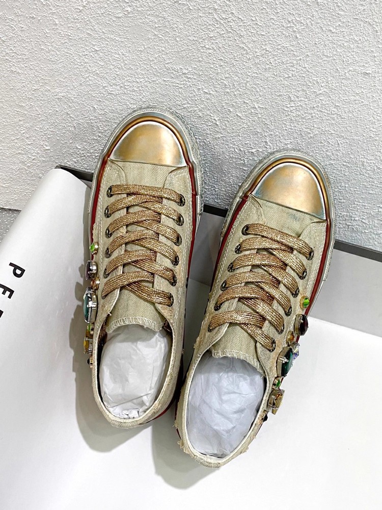Vintage Women Low Cut Lace Up  - Women Shoes Joggers review and price