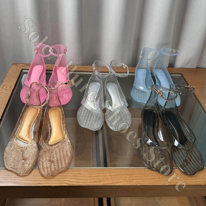 Glitter Jelly Sandals With Ank - Jelly Sandal Women review and price