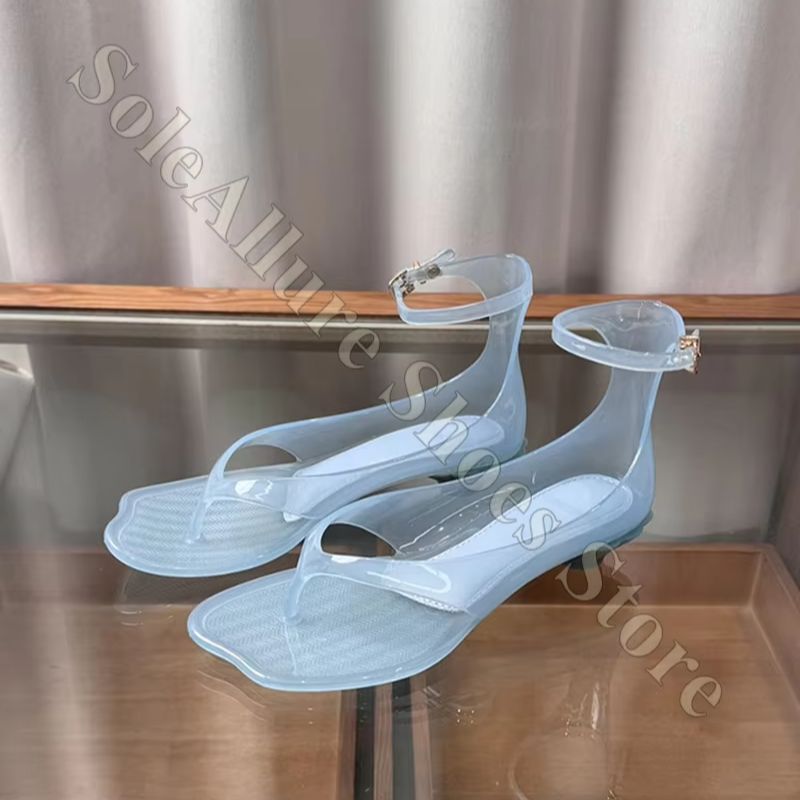Glitter Jelly Sandals With Ank - Jelly Sandal Women review and price