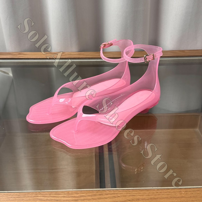 Glitter Jelly Sandals With Ank - Jelly Sandal Women review and price
