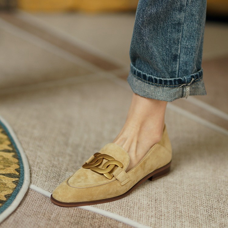Suede Leather Women Loafers Sp - Kids Shoes Women review and price
