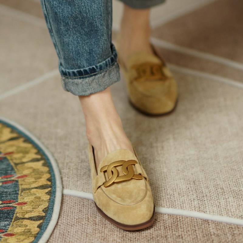 Suede Leather Women Loafers Sp - Kids Shoes Women review and price