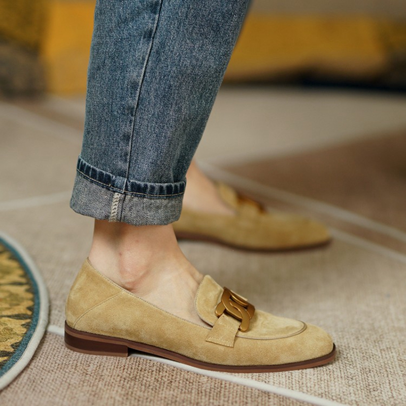 Suede Leather Women Loafers Sp - Kids Shoes Women review and price
