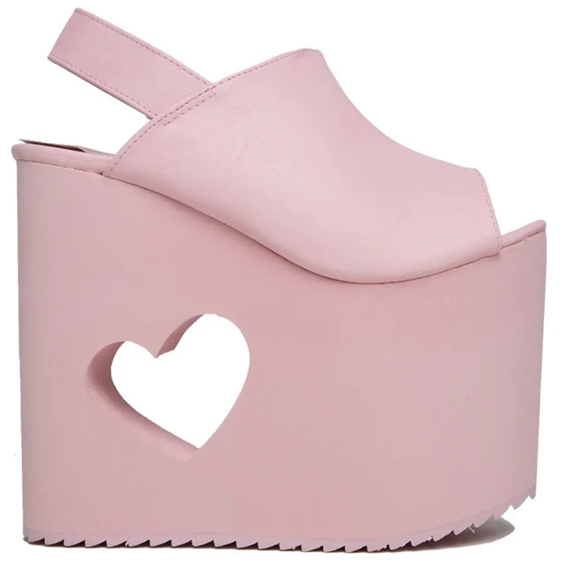 Platform Back Strap High Heel  - Kids Shoes Women review and price