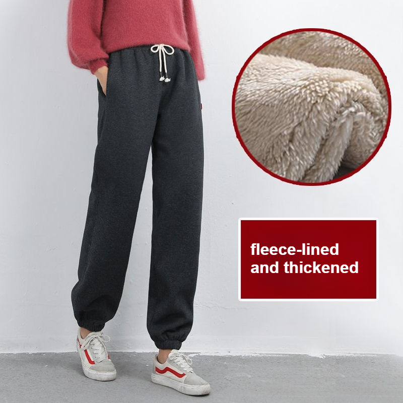 Women High Waist Fleece Lined  - Women Shoes Joggers review and price