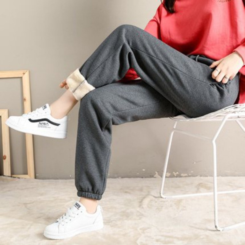 Women High Waist Fleece Lined  - Women Shoes Joggers review and price