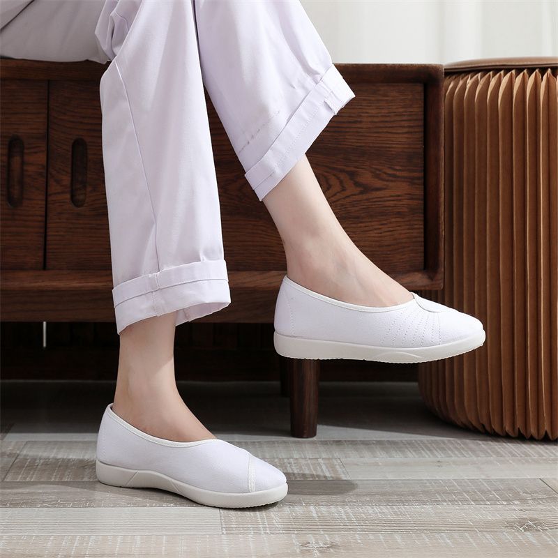 Soft Cloth Work Shoes Women Wh - Women'S Shoes For Standing All Day review and price