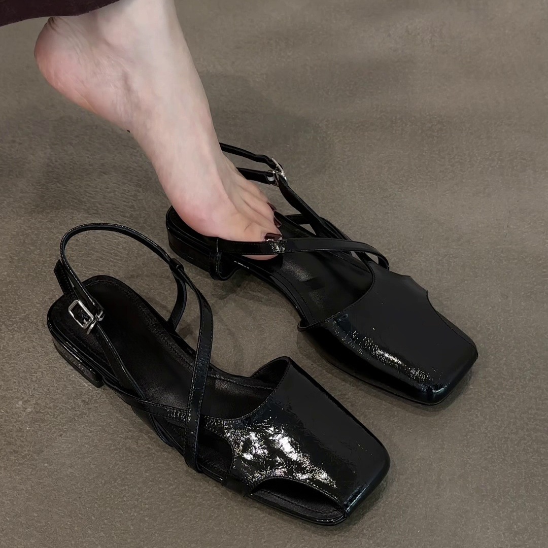 Fashion Patent Leather Sandals - Women'S Shoes Clogs review and price