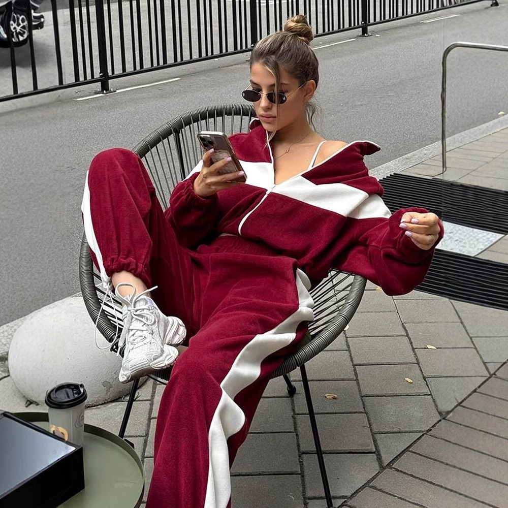 Two Piece Sets Pant Set Tracks - Women Shoes Joggers review and price