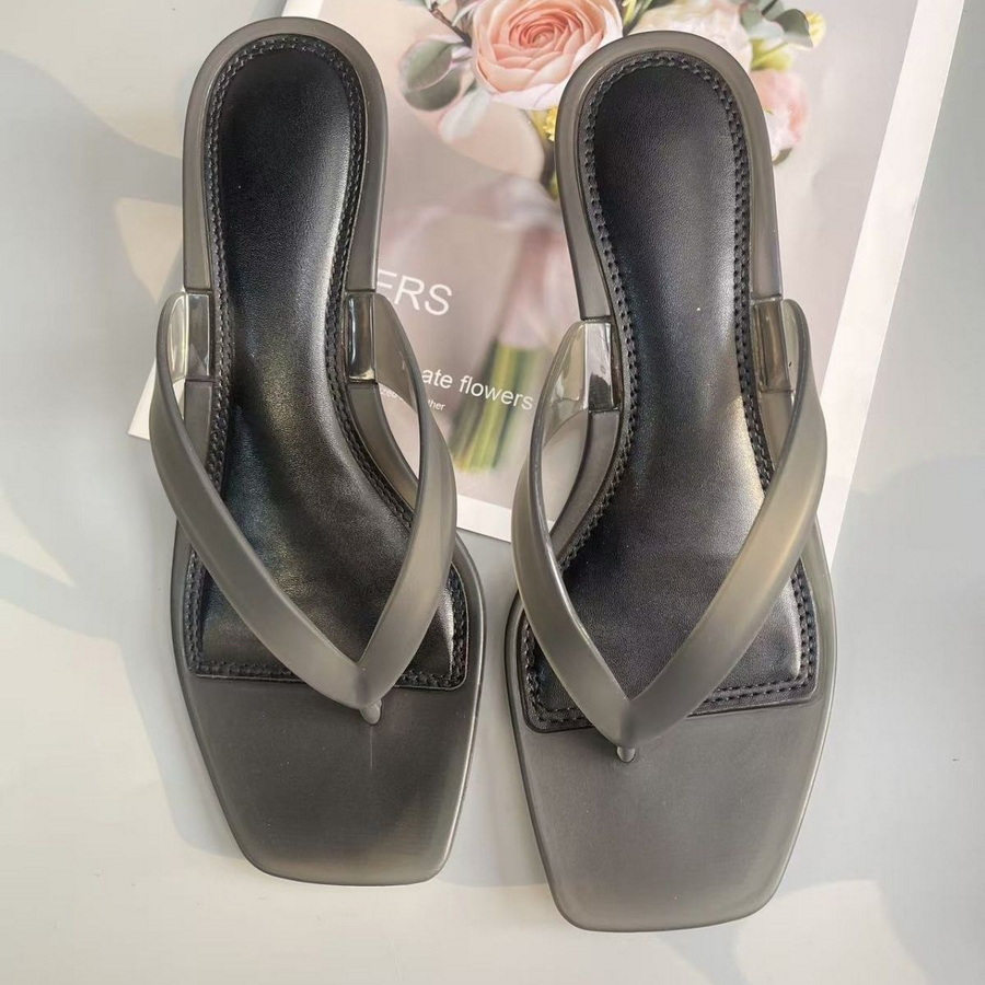 Korean Muted Tone Olive Green  - Jelly Sandal Women review and price