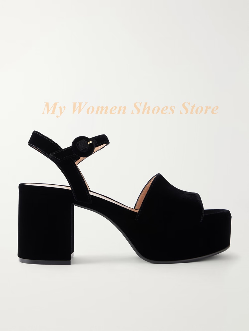 Chunky Heel Suede Platform San - Kids Shoes Women review and price