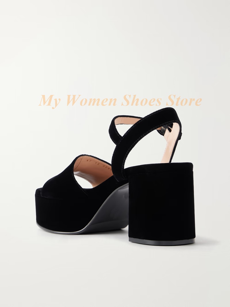 Chunky Heel Suede Platform San - Kids Shoes Women review and price
