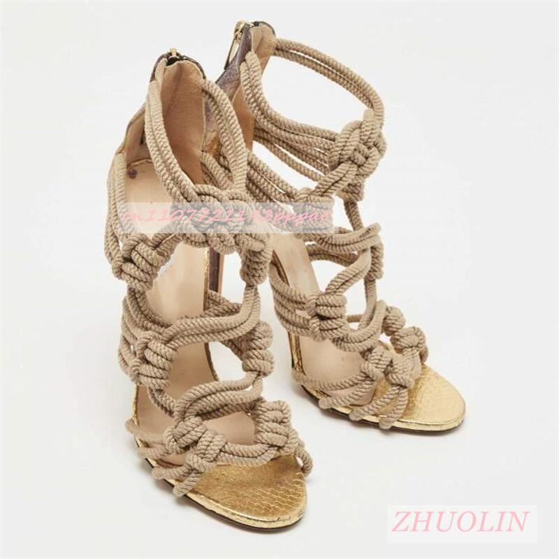 Female Braided Rope Open Toe S - Kids Shoes Women review and price