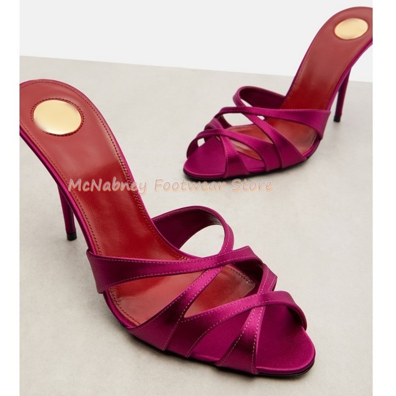 Pointed Stilettos Satin Fabric - Women'S Shoes Clogs review and price