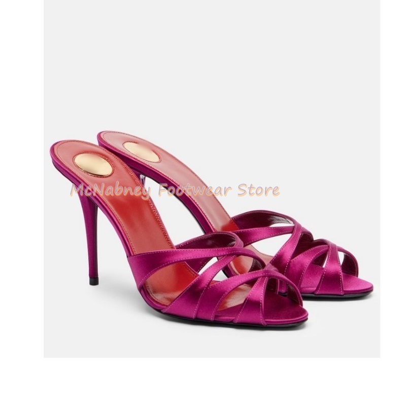 Pointed Stilettos Satin Fabric - Women'S Shoes Clogs review and price